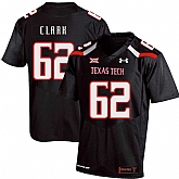 Texas Tech Red Raiders 62 Le'Raven Clark Black College Football Jersey Dzhi,baseball caps,new era cap wholesale,wholesale hats